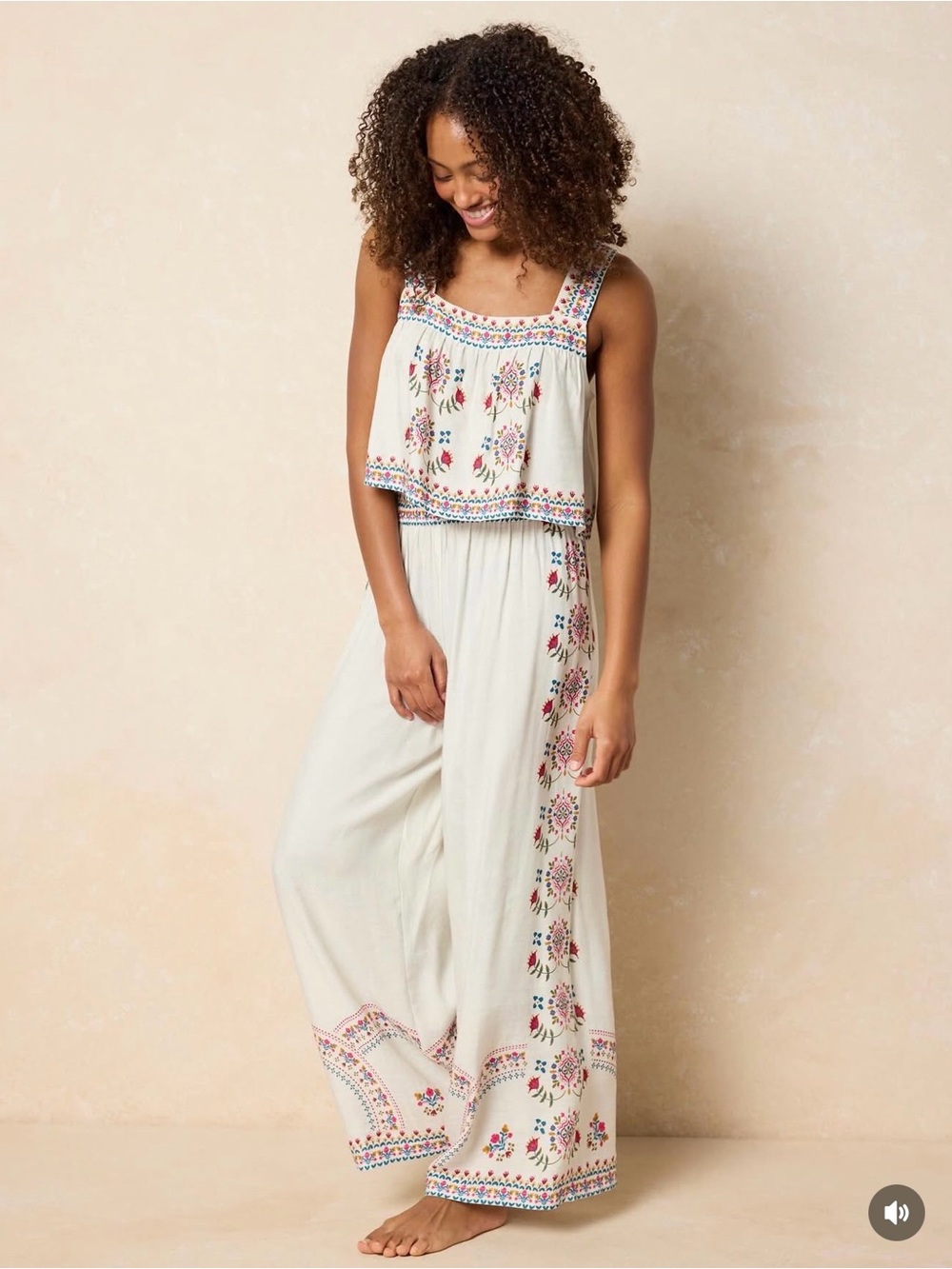 Natural Life CeCe Wide Leg Pants and CeCe Tank